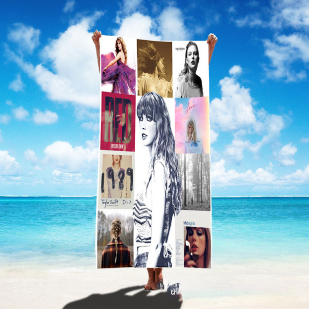 Singer poster bath towel