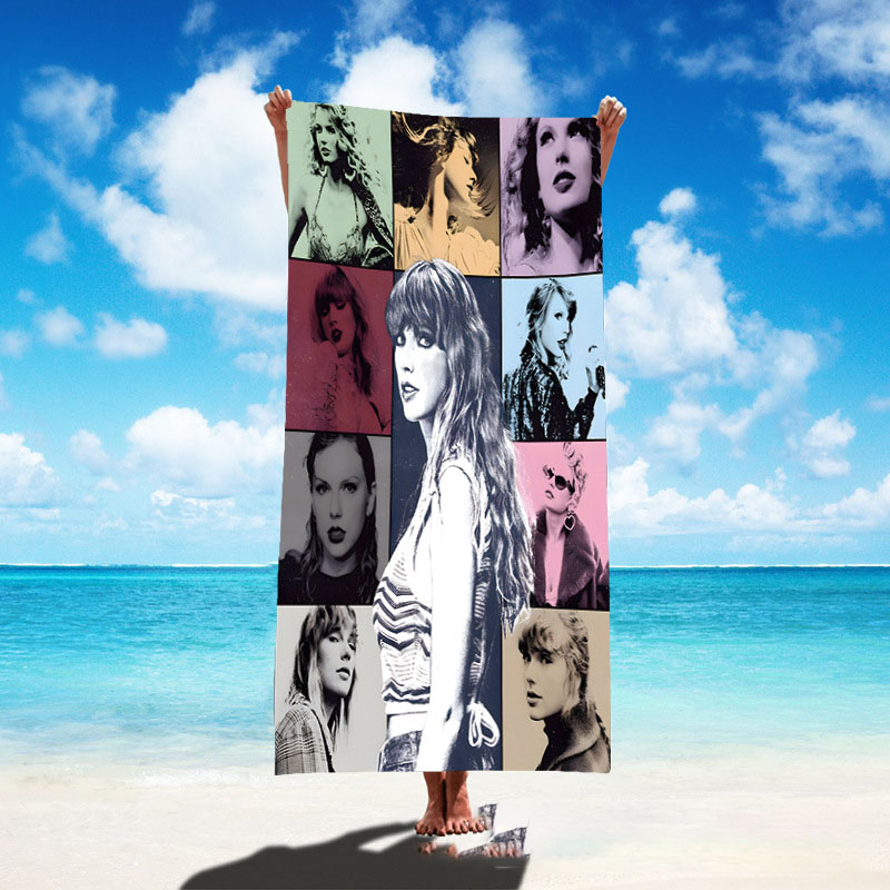 Singer poster bath towel
