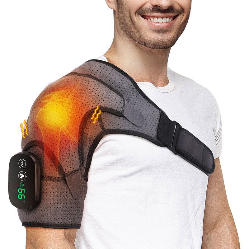 Heated Shoulder Massager with Vibration Therapy