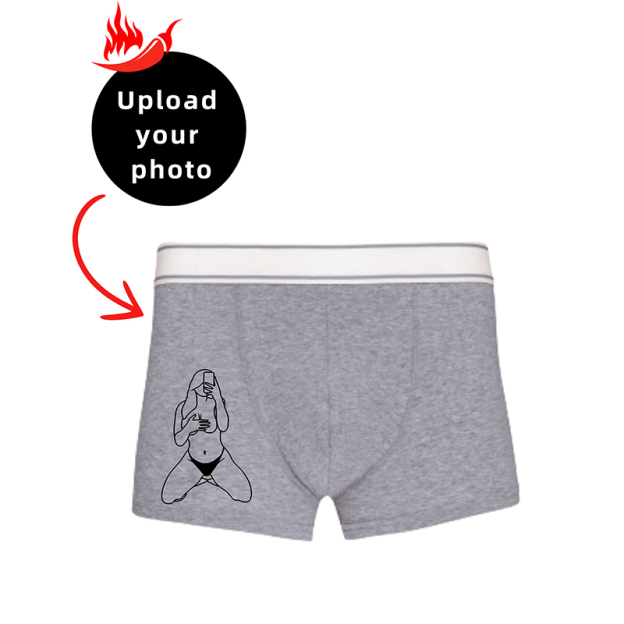 Boxer shorts can be printed with your sexy photos