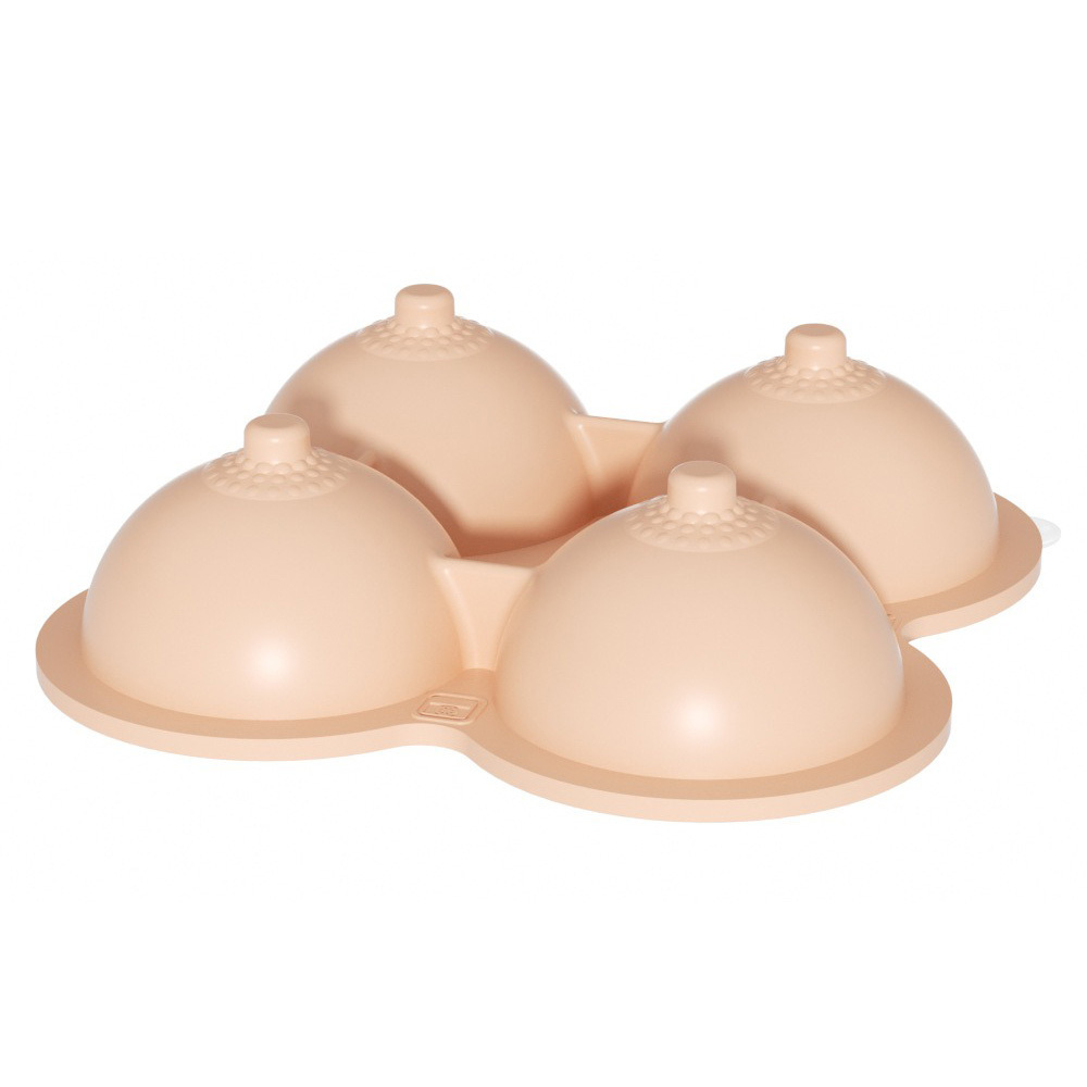 Party Bartender 4-piece Ice Mold Breast Shape Ice Box