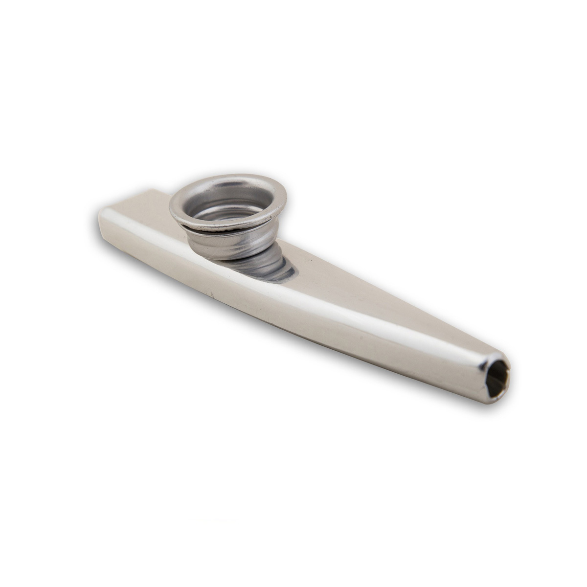 Gold-plated kazoo mouth-blown instrument