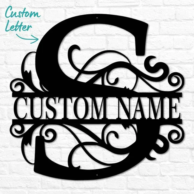 Split Letter Monogram