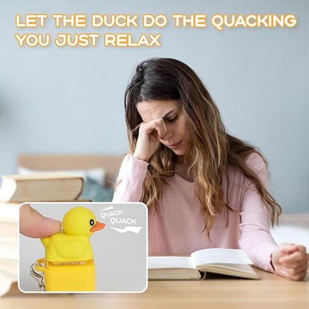 Stress Reducing Magic Duck Keychain