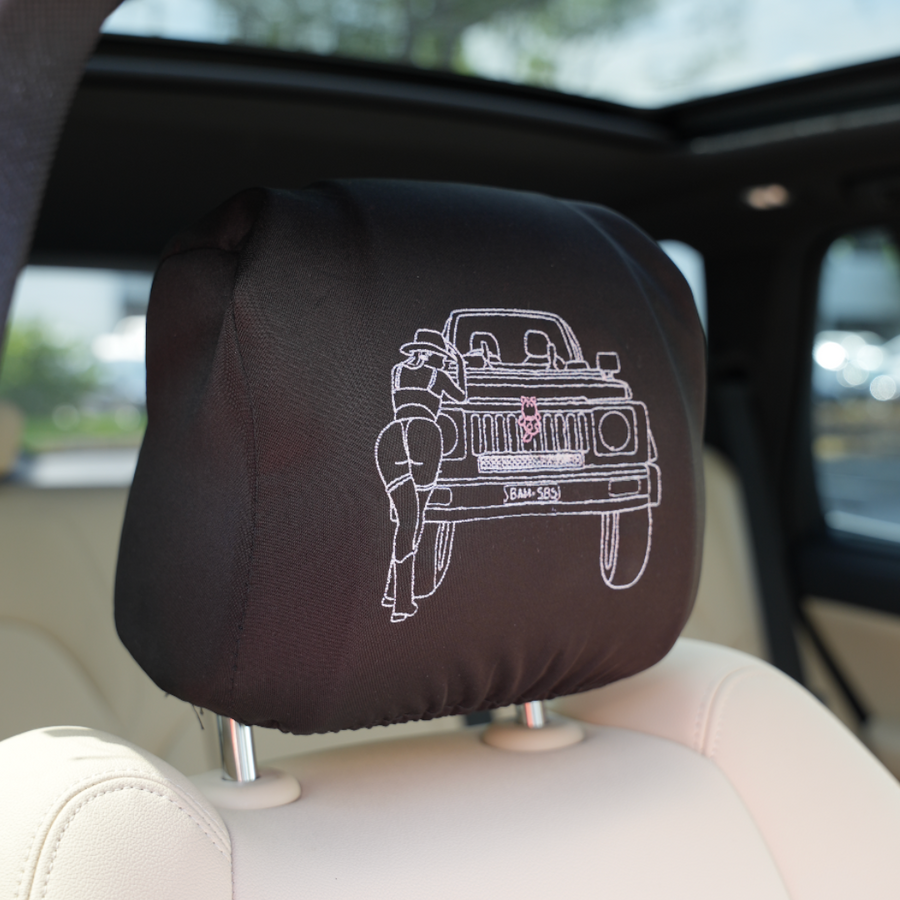 Embroidered Car Seat Cover
