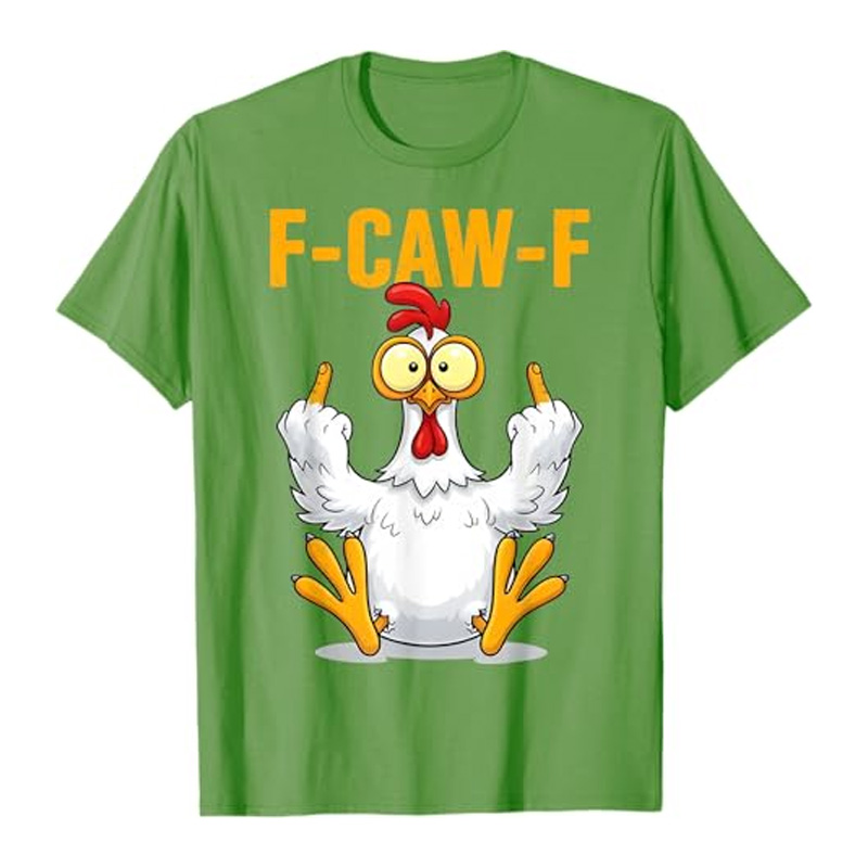 Crew neck combed cotton T-shirt