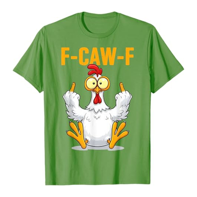 Crew neck combed cotton T-shirt