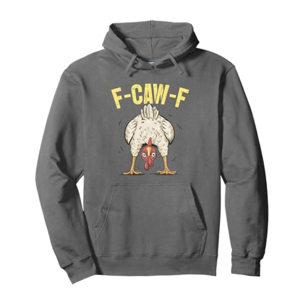 Cotton rooster print sweatshirt