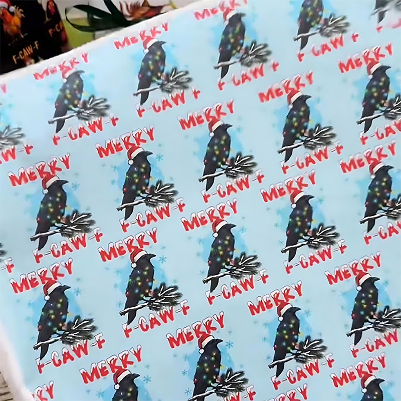 Funny Chick Christmas Wrapping Paper