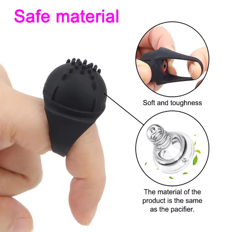 Black silicone ring