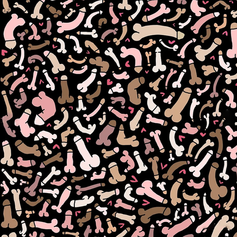 Colorful graffiti canvas shoulder bag