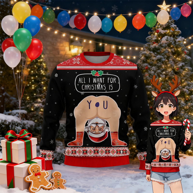 Fun playful Christmas jumper