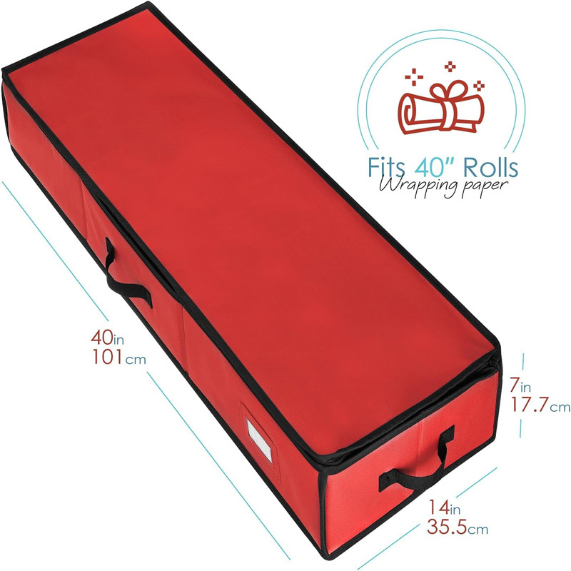 New Christmas wrapping paper storage box