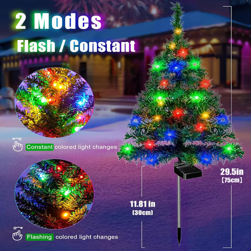 New Christmas Tree Solar Lights