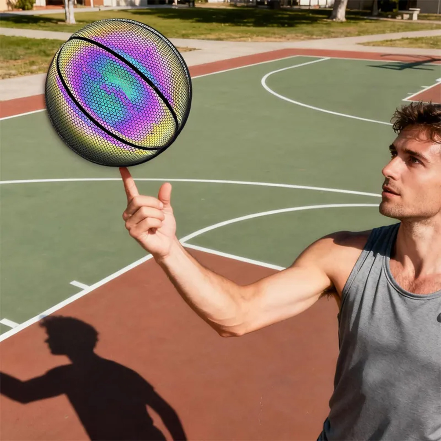 glow-in-the-dark basketball
