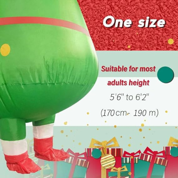 Inflatable Christmas tree costume