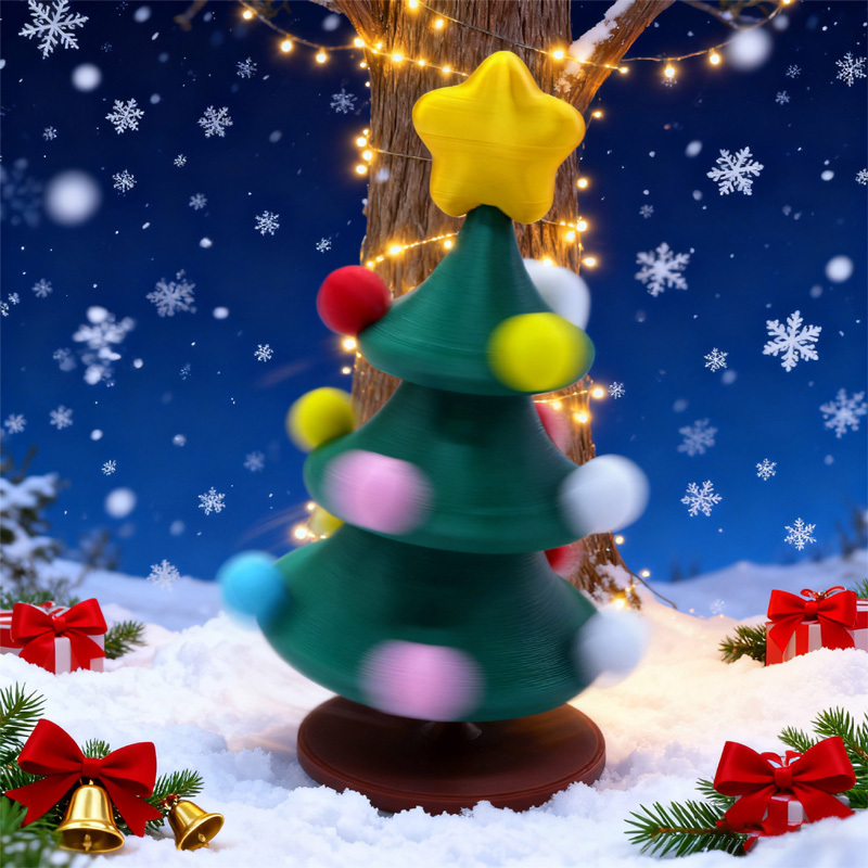 Spinning Top Christmas Tree