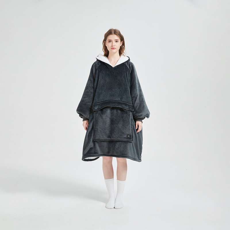 Double-layered thickened lazy-person pajamas