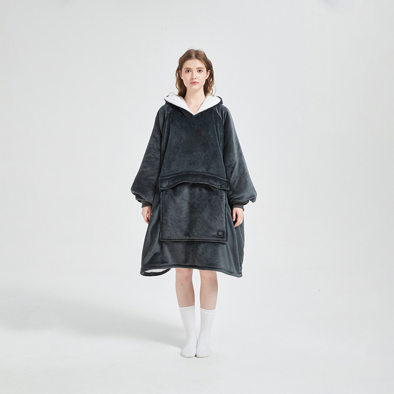 Double-layered thickened lazy-person pajamas