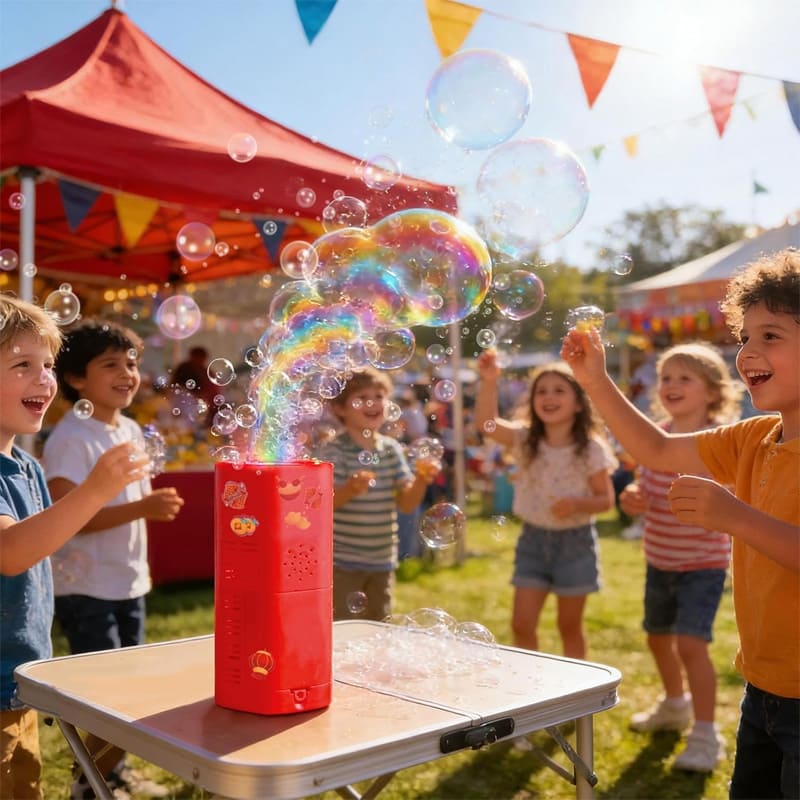 Electric Fireworks Bubble Machine