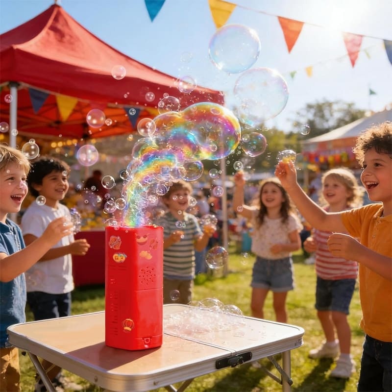 Electric Fireworks Bubble Machine