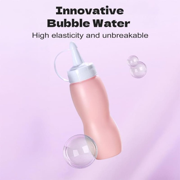 Handheld electric bubble machine