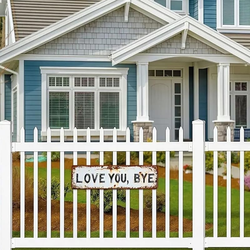 Love, Goodbye – Vintage Metal Wall Decor