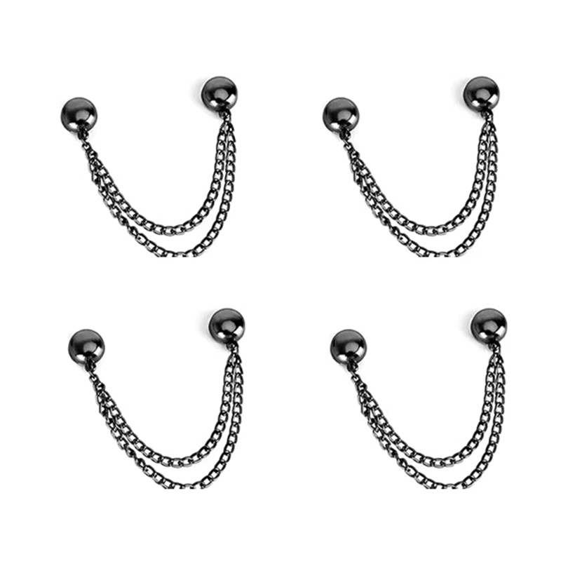 Adjustable chain magnetic trouser leg clip
