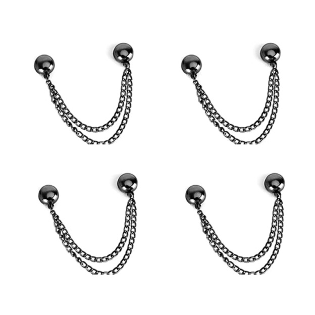 Adjustable chain magnetic trouser leg clip