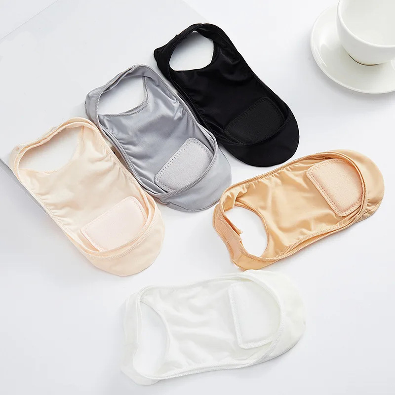 Anti-slip hollow invisible ice silk stockings