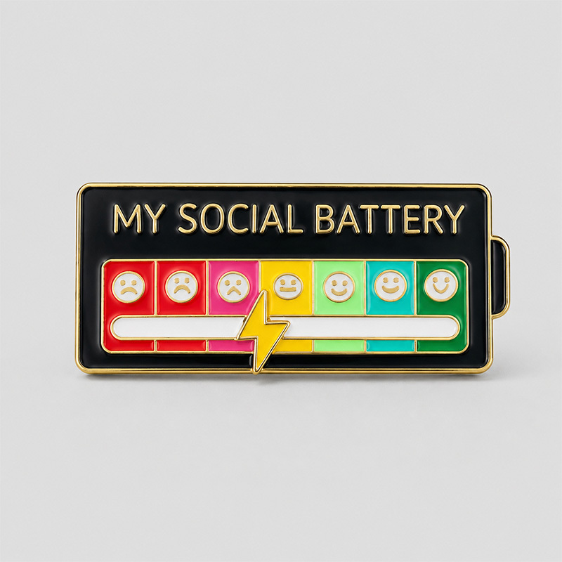 Sliding Mood Brooch