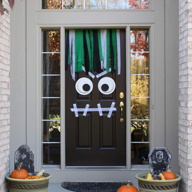 Black and white cartoon adhesive eye stickers
