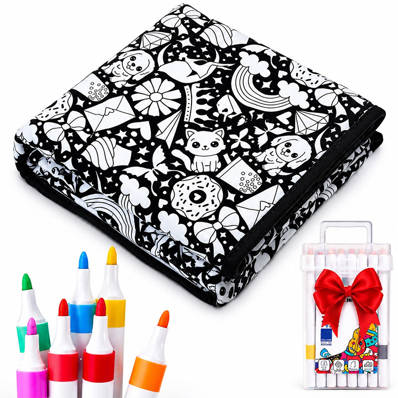 DIY Coloring Blanket