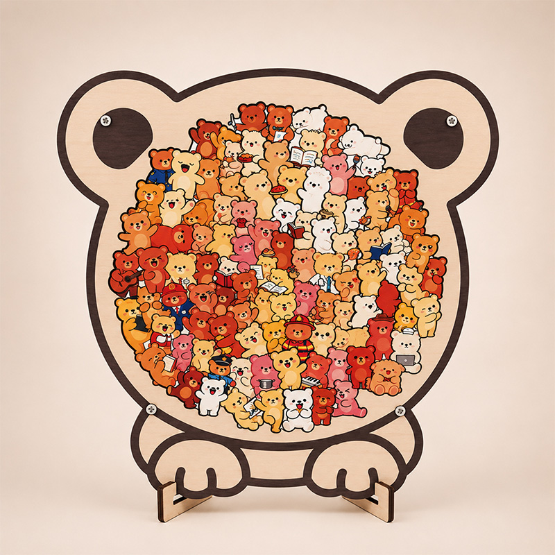 Cute animal puzzles to relieve stress