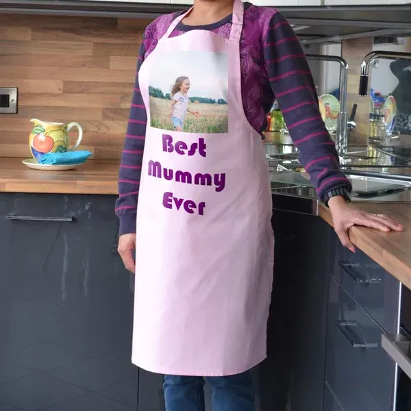 Personalized custom picture apron