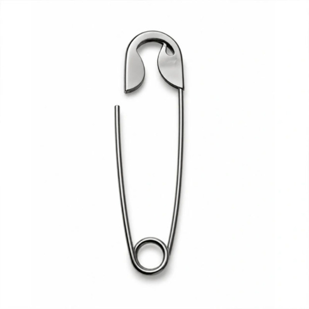 Pin metal clip