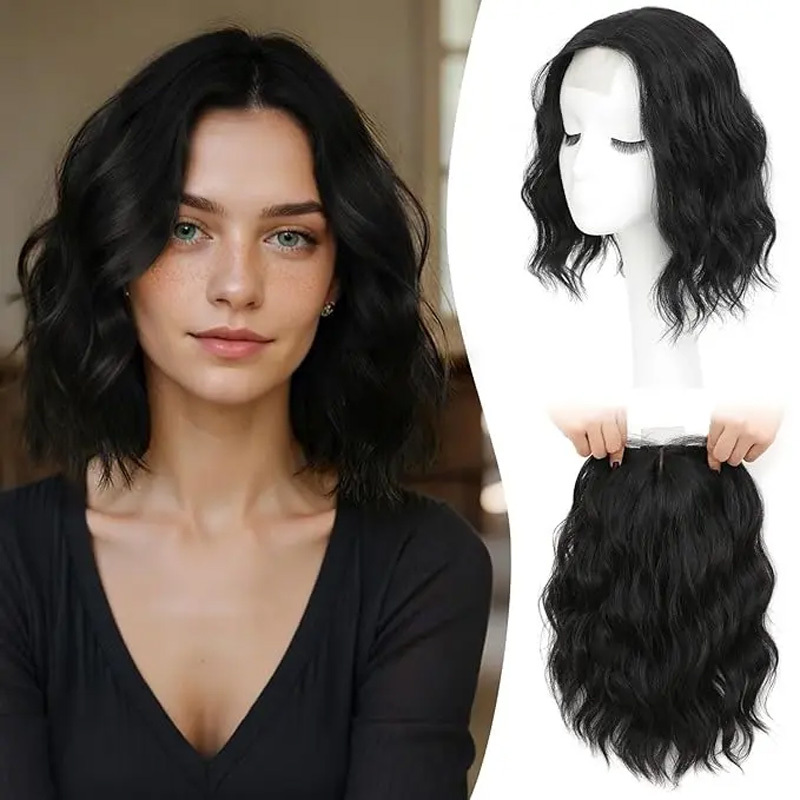 Short wavy wig