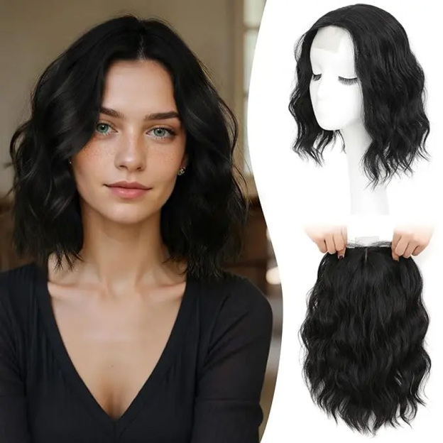 Short wavy wig