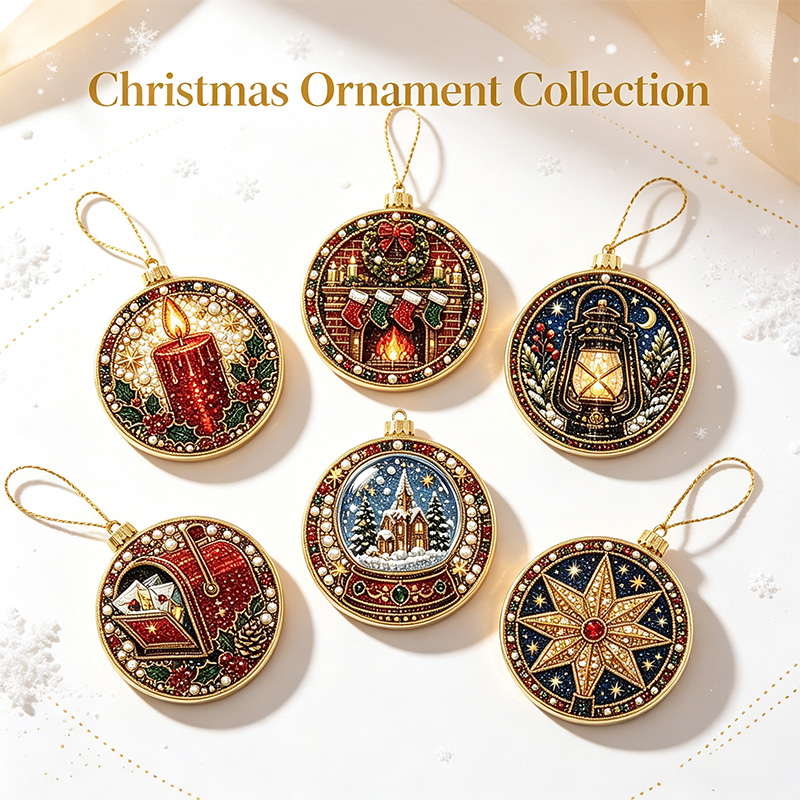 DIY Diamond Painting Christmas Decoration Set