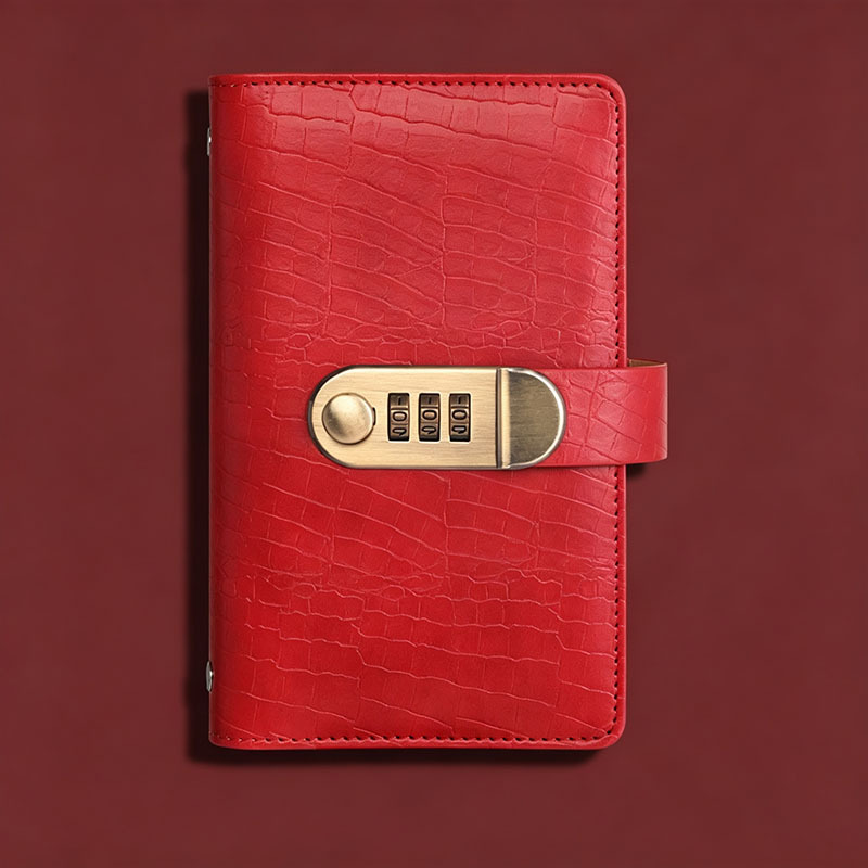 Combination Lock Binder Wallet