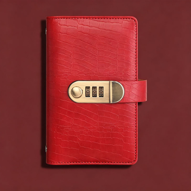Combination Lock Binder Wallet