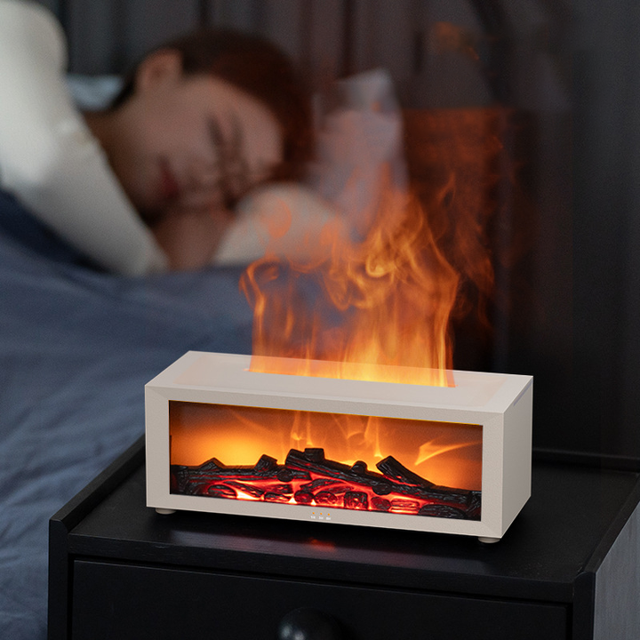 Retro Simulation Fireplace Aroma Diffuser