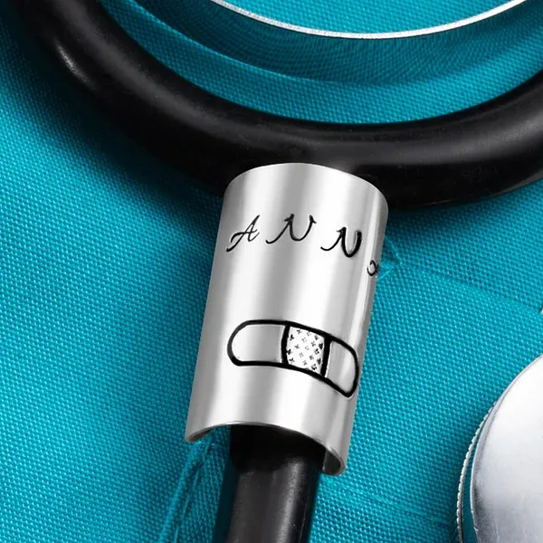 Personalized Stethoscope ID Tag Graduation Gifts for RN Medical Student and Doctor