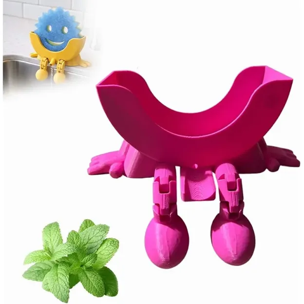 Fun 3D Printed Sponge Drain Rack