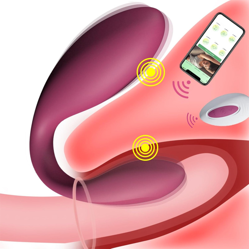 Multi-frequency resonance app remote control masturbator