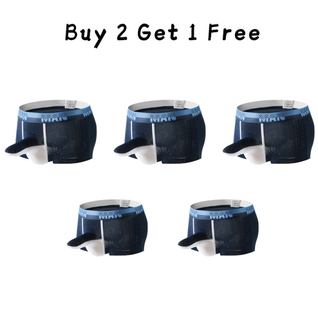 Men's breathable ice silk underwear