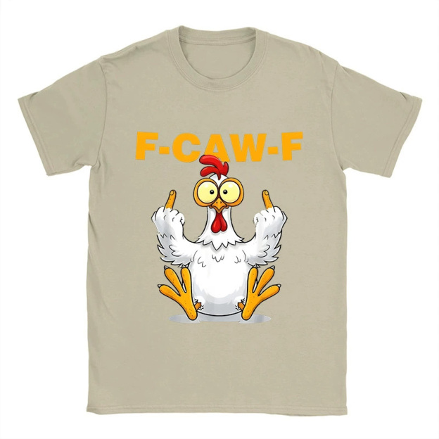 Crew neck combed cotton T-shirt