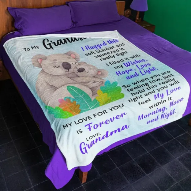 Grandson Blanket - Koala Hug