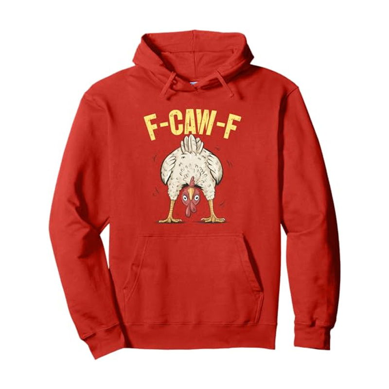 Cotton rooster print sweatshirt