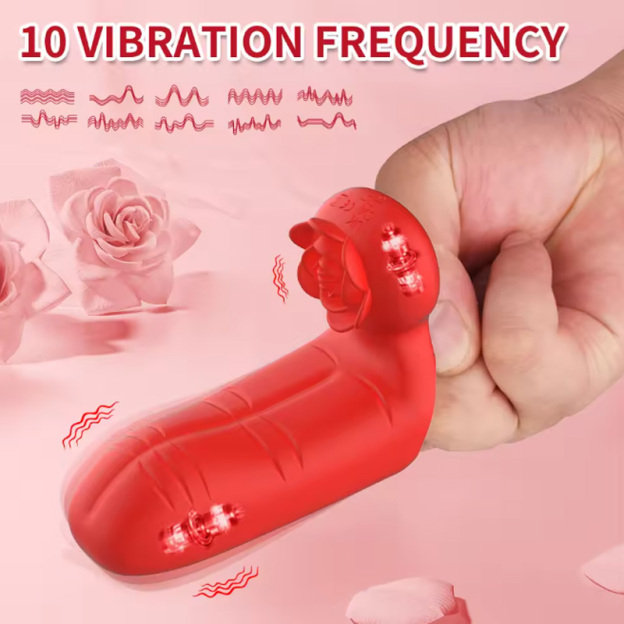 Rose Double Vibrator Finger Coupon
